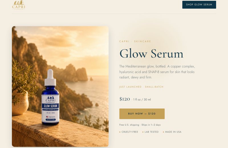 Capri website