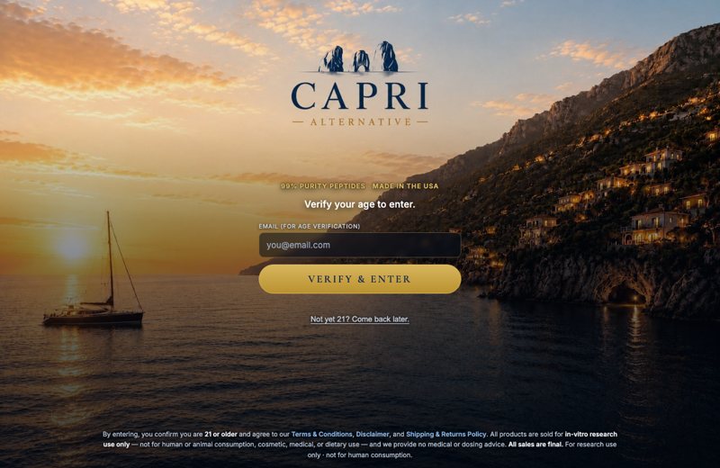 Capri Alternative website
