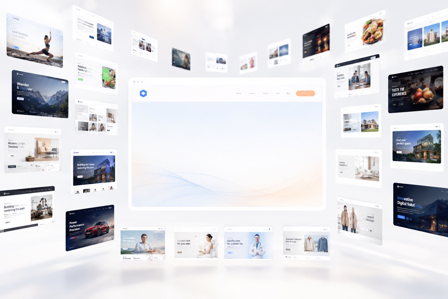 A clean, modern small-business website